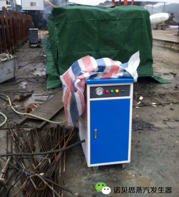 蒸汽養護機施工現場