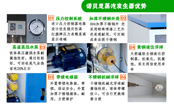 150-125kg/hBH係列電加熱蒸汽鍋爐細節展示