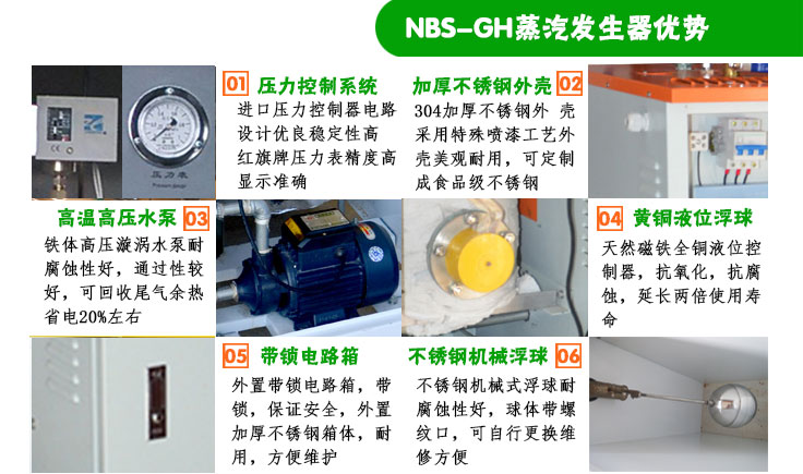 3-6-9kw包裝機械小型蒸汽發生器細節
