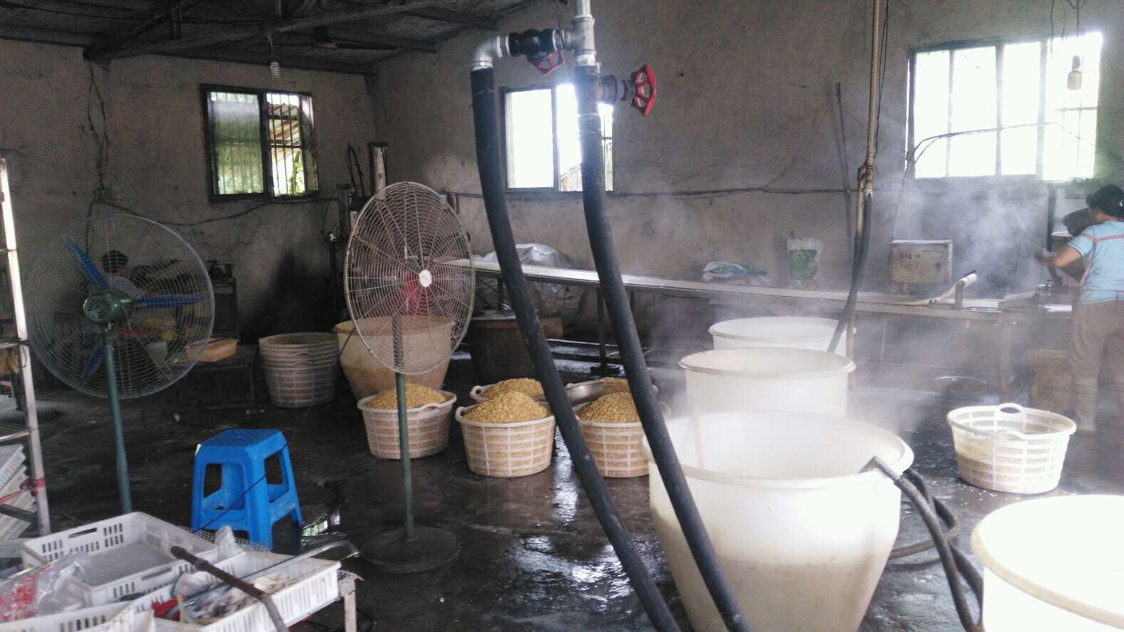 煮豆漿加工廠使用火排效果不好，換上91免费看片入口熱效高，加快企業高效生產