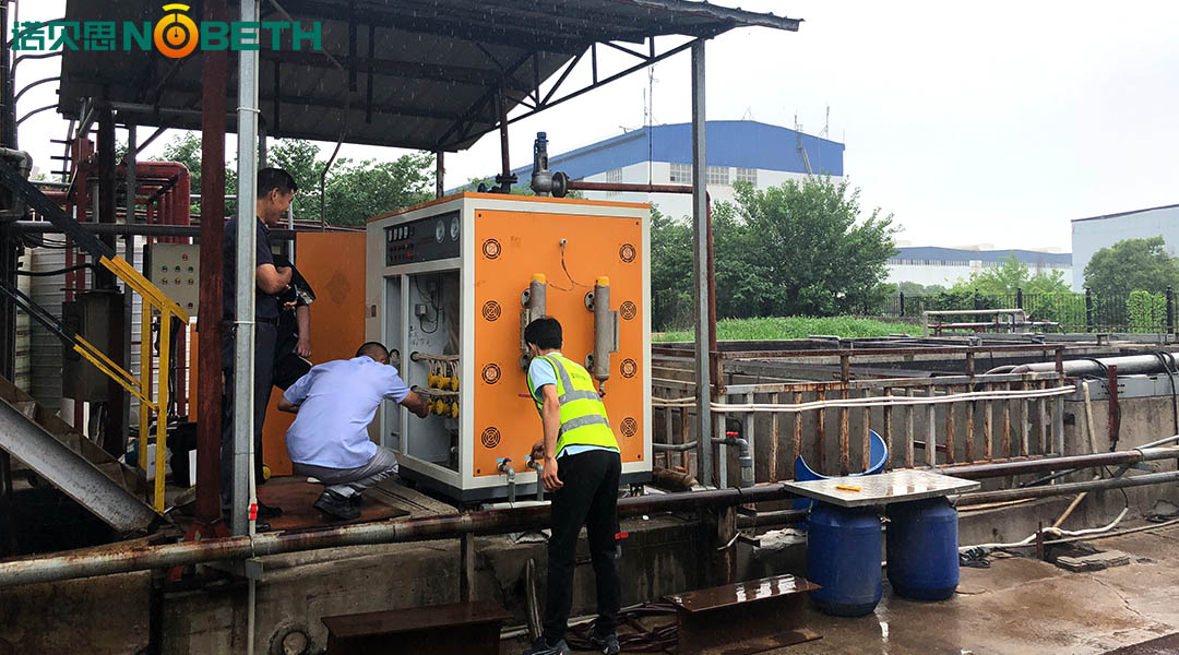 工業廢水使用電蒸汽發生器處理安全排放