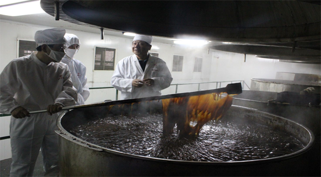 山東中藥熬製潔淨蒸汽發生器進行熬製中藥