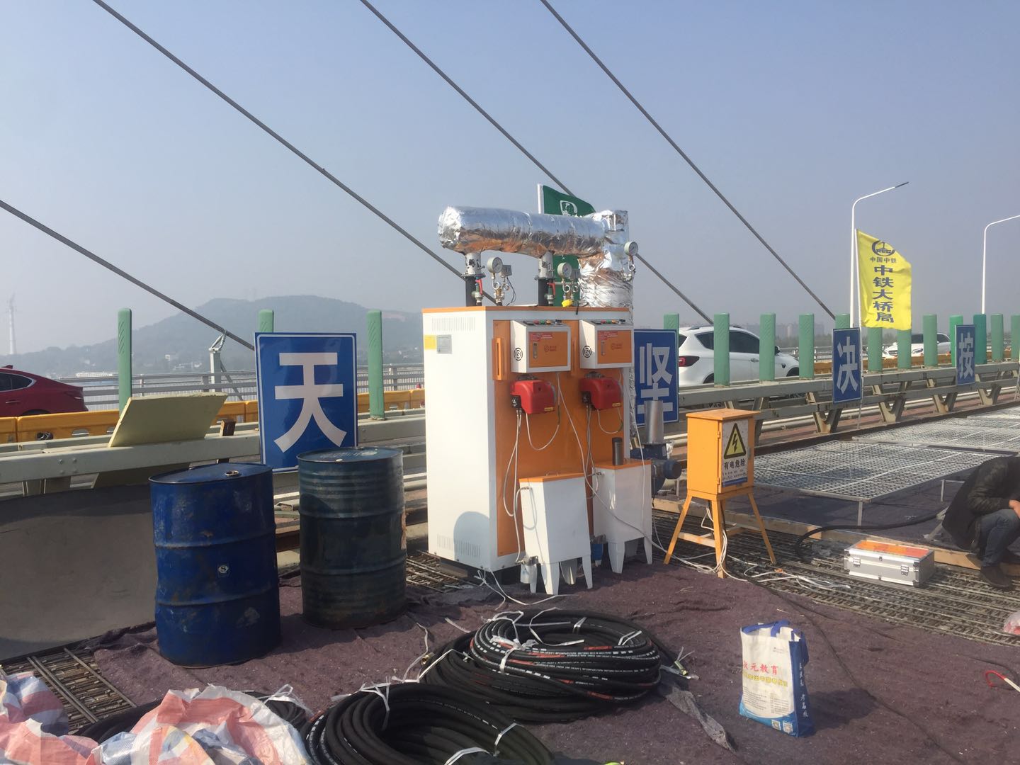 溫度決定養護效果好不好，使用湖南路橋養護電蒸汽發生器