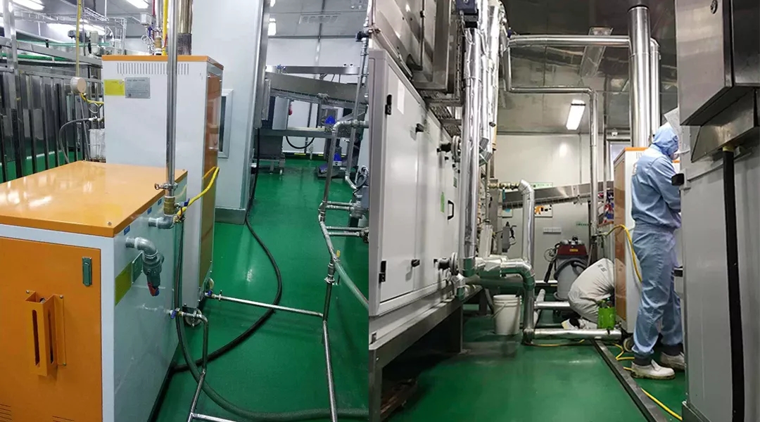 高效醒發使用湖北食品加工麵包發酵電蒸汽發生器